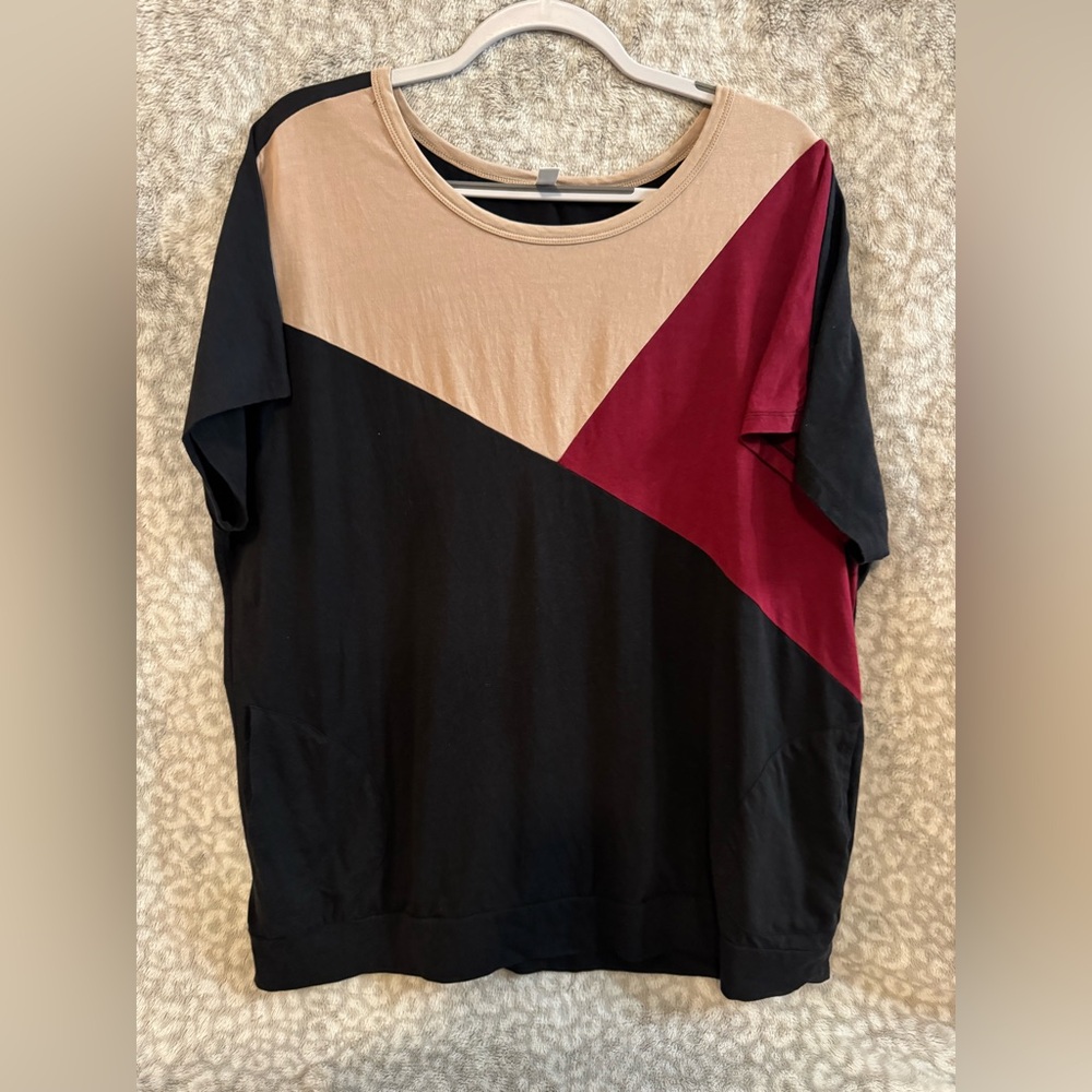 Short Sleeve Top with Pockets from Amazon 3X